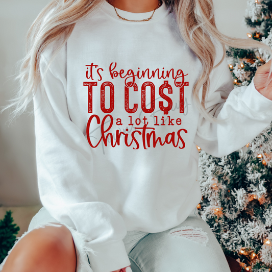 It's Beginning to Cost A Lot Little Christmas Sweater