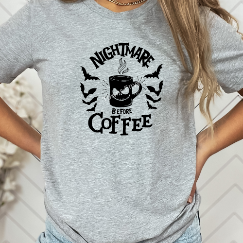 Nightmare Before Coffee Tee