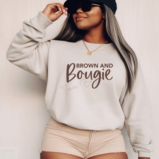 Brown And Bougie Crewneck
