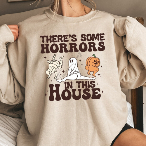 There's Some Horrors In This House Crewneck